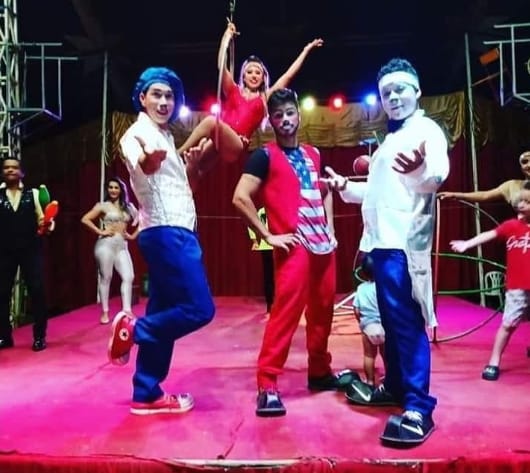 Camaro Circus usa seus meios de comunicação para agradecer o incentivo e apoio da Fundação Cultural de Patos