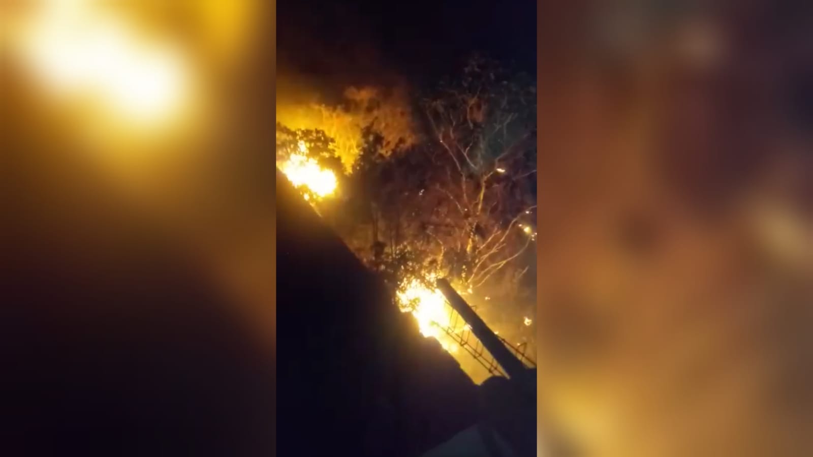 Moradores reclamam de incêndio em terreno ao lado de cemitério na cidade de São José do Bonfim