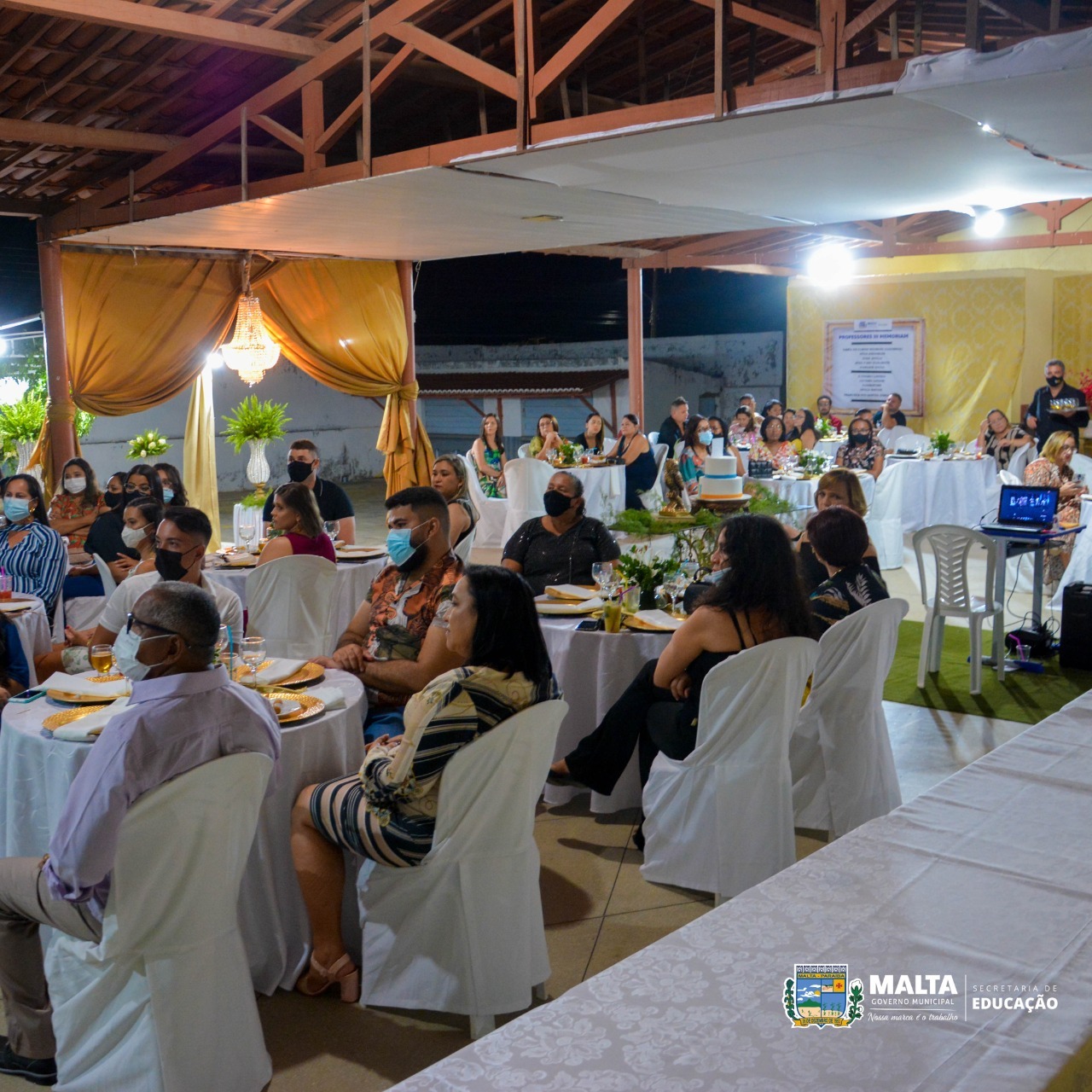 Prefeitura de Malta realiza jantar em homenagem ao Dia do Professor