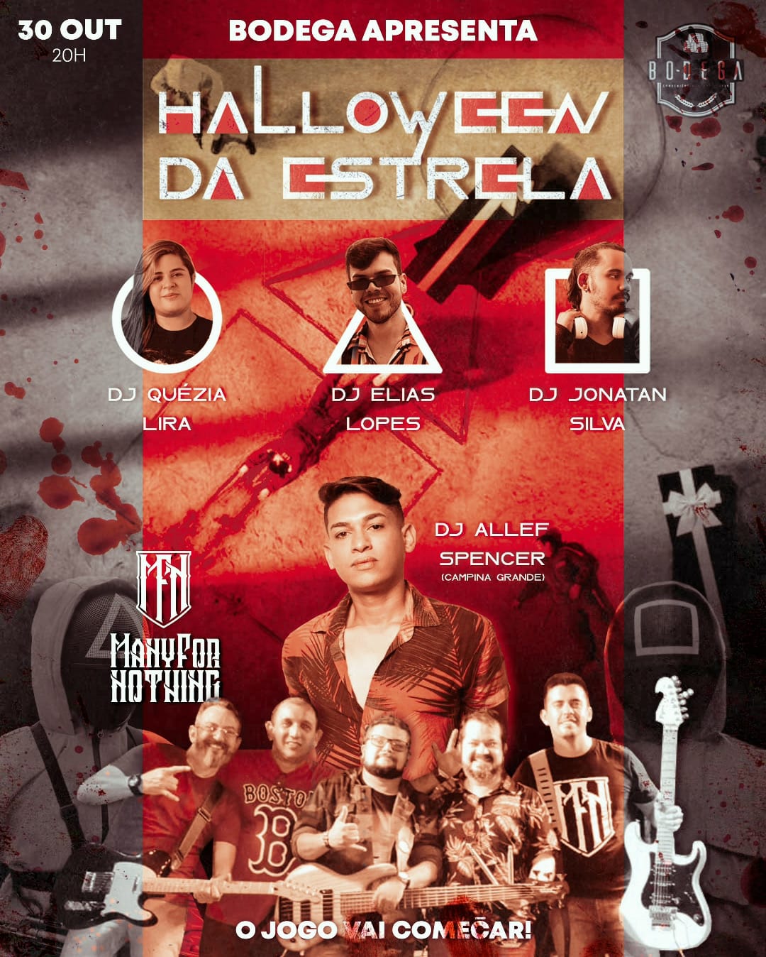 Festa de Halloween na Bodega promete agitar o fim de semana em Patos