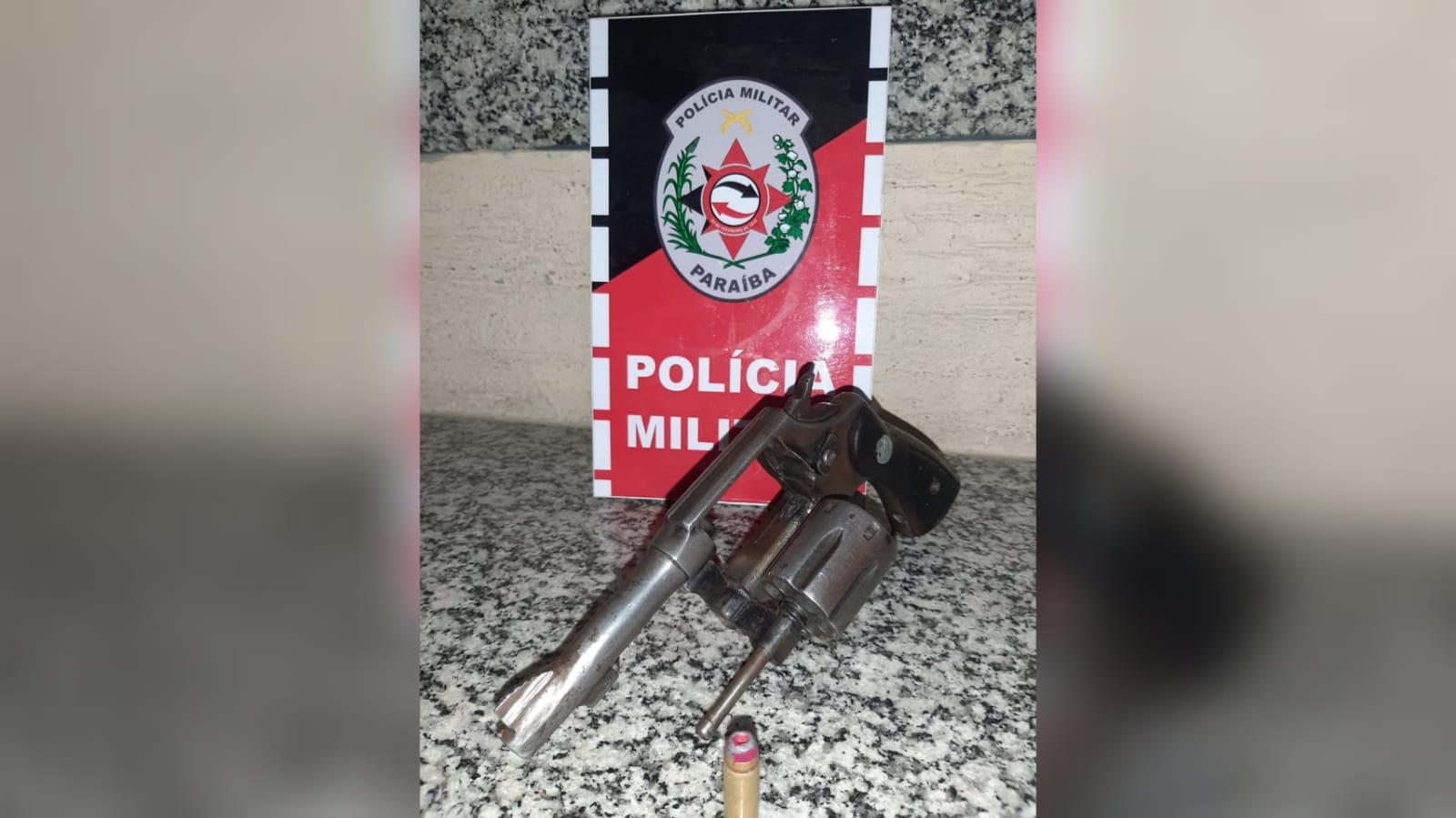 Polícia Militar apreende arma de fogo na cidade de Santa Luzia-PB