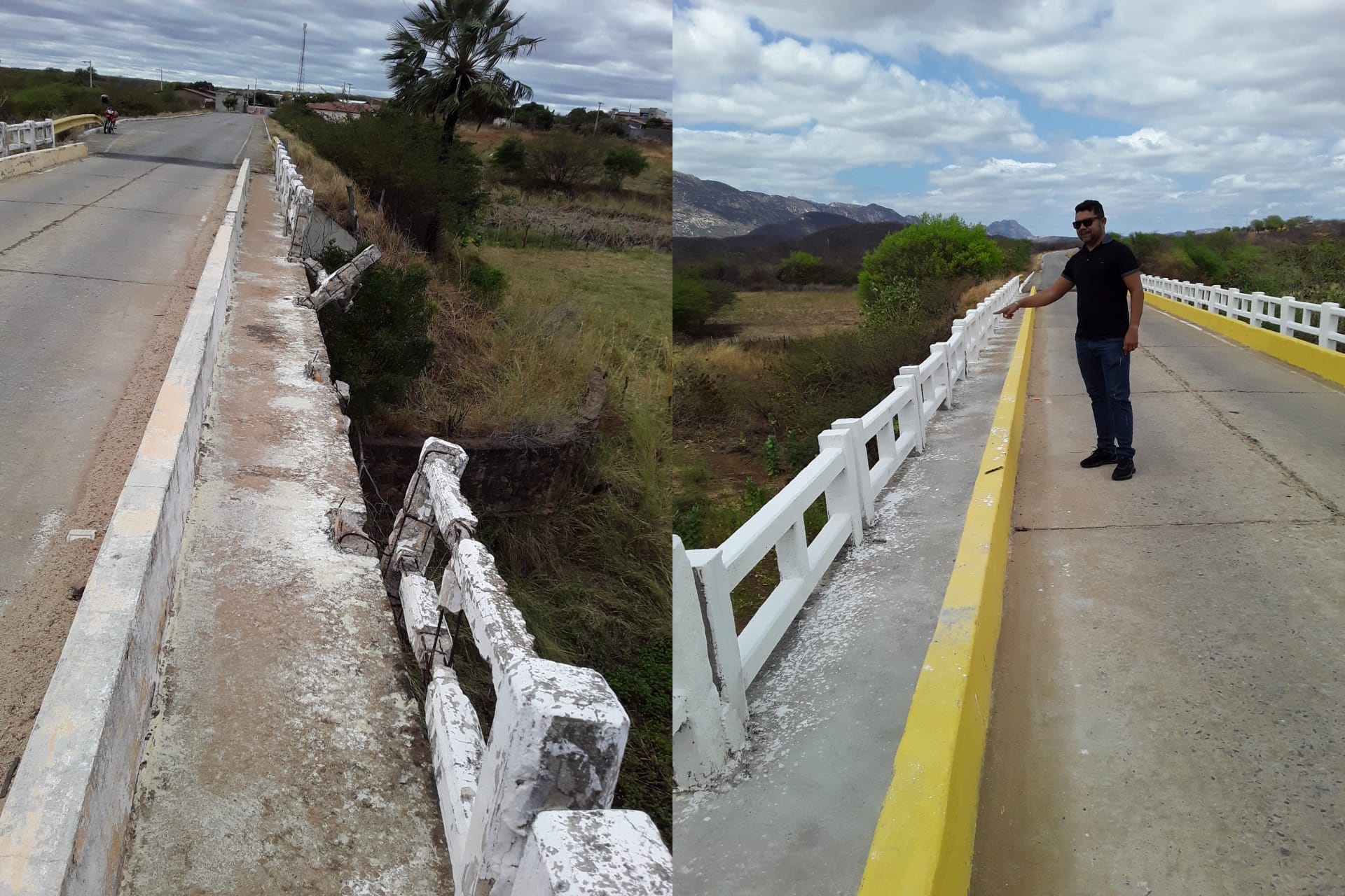 Vereador de São José do Bonfim agradece reparos em ponte na PB-276