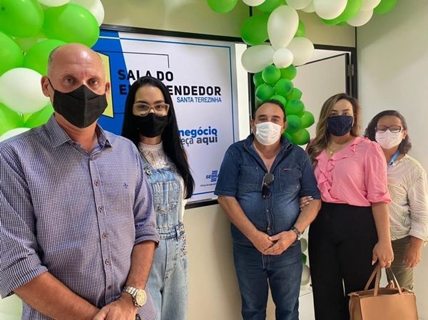 Prefeitura de Santa Terezinha inaugura sala do empreendedor no município, em parceria com o SEBRAE