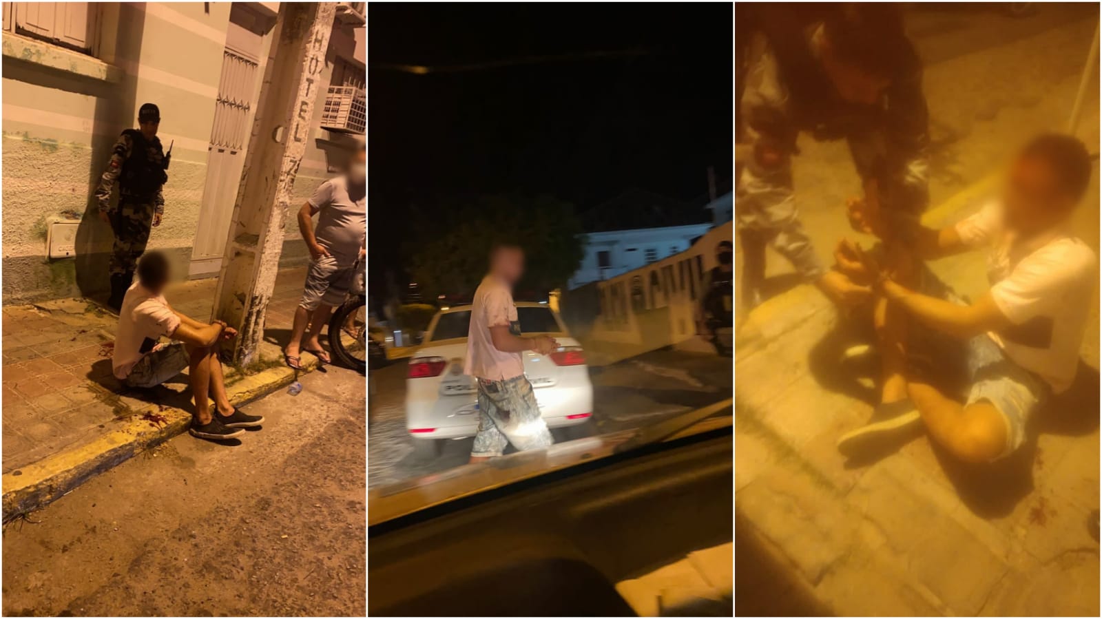 Homem tenta assaltar funcionária de restaurante no início da noite deste sábado (30), em Patos, mas ela reage e ele caba sendo detido pela PM