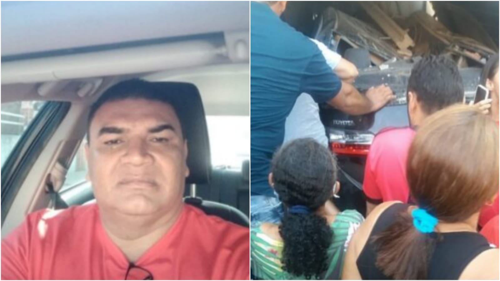 Motorista perde controle de carro, invade prédio de borracharia e morre preso às ferragens, em Coremas