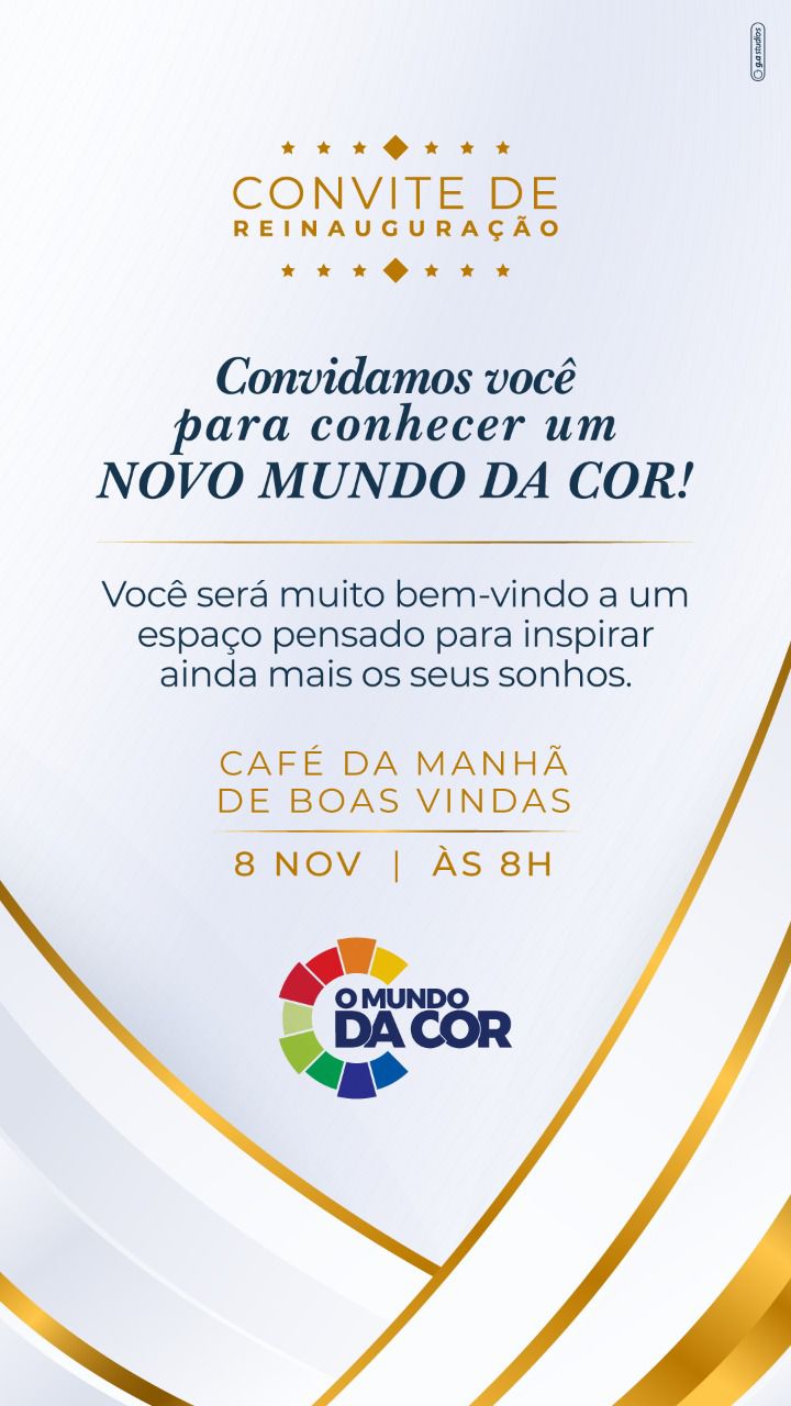 O Mundo da Cor terá loja reinaugurada com espaços amplos, climatizados e com área para crianças. Confira