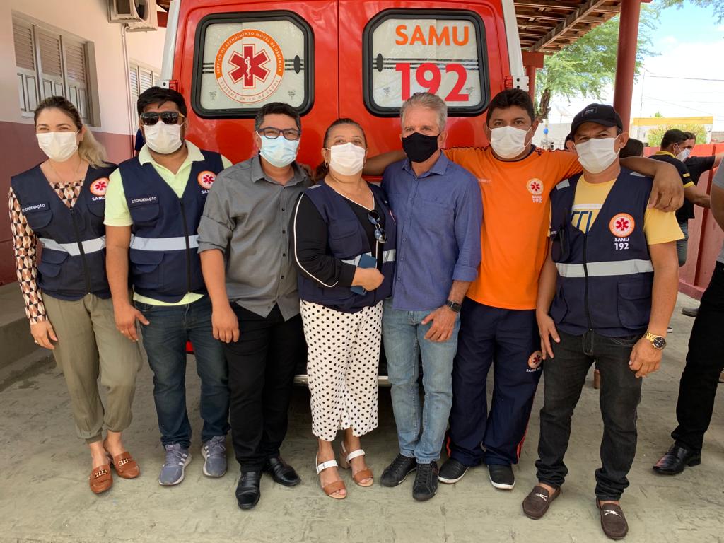 Prefeito Nabor reinaugura base descentralizada do SAMU para atender bairros da Zona Sul de Patos