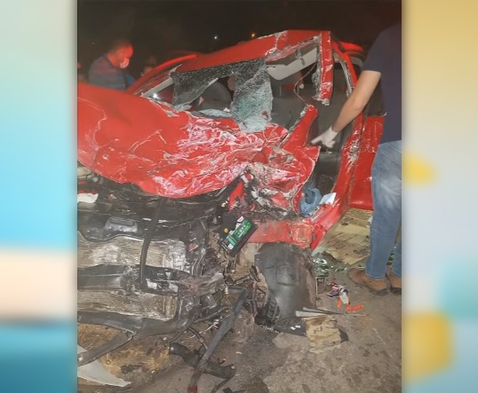 Policial morre e duas pessoas ficam feridas em acidente na BR-104, no Agreste da Paraíba