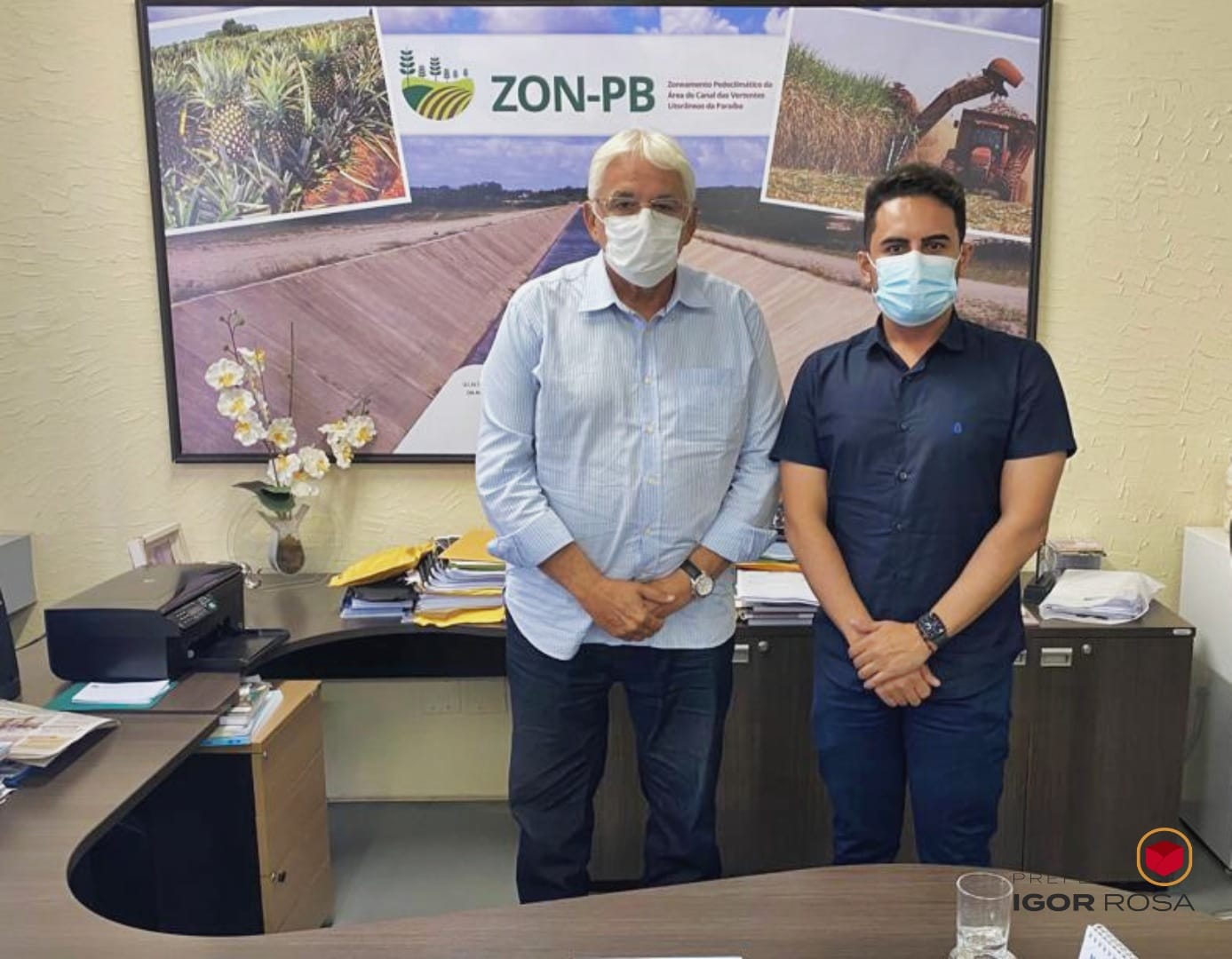 Prefeito de Malta, Igor Rosa visita Secretário da Agropecuária e Pesca do Estado para planejar projetos para o Município