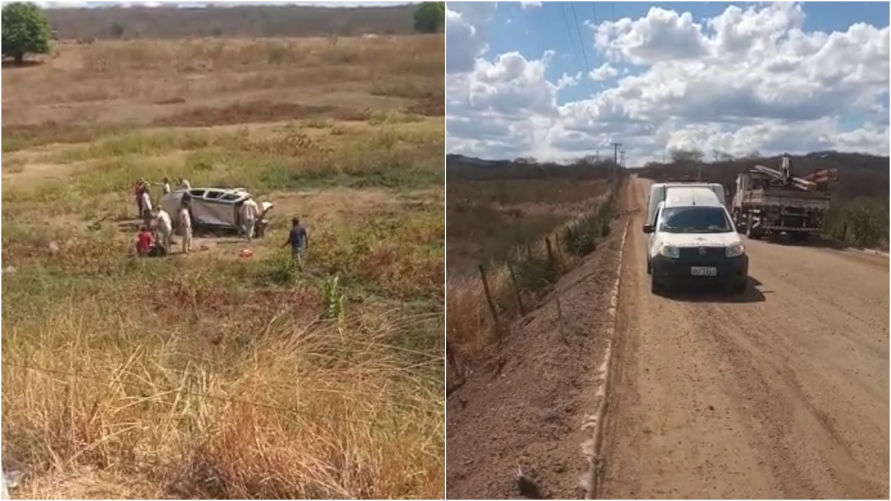 Mais um acidente é registrado na PB-238, entre Teixeira e Desterro; internautas alertam para falta de sinalização