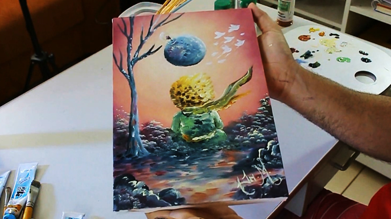 Artista Visual patoense realiza formação gratuita online de pintura