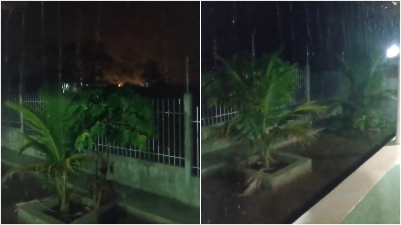Noite de sábado (04) tem registro de chuva em Patos e região