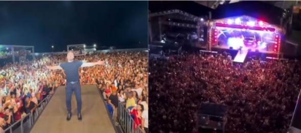 Show de Wesley Safadão reúne milhares de fãs no Sertão e gera críticas nas redes sociais por conta da pandemia