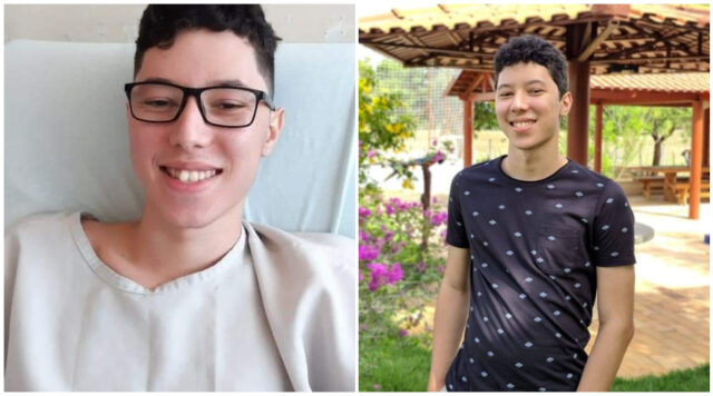 Familiares informam o falecimento do jovem Flávio Domingos da Silva Teixeira Araújo, em decorrência de um câncer