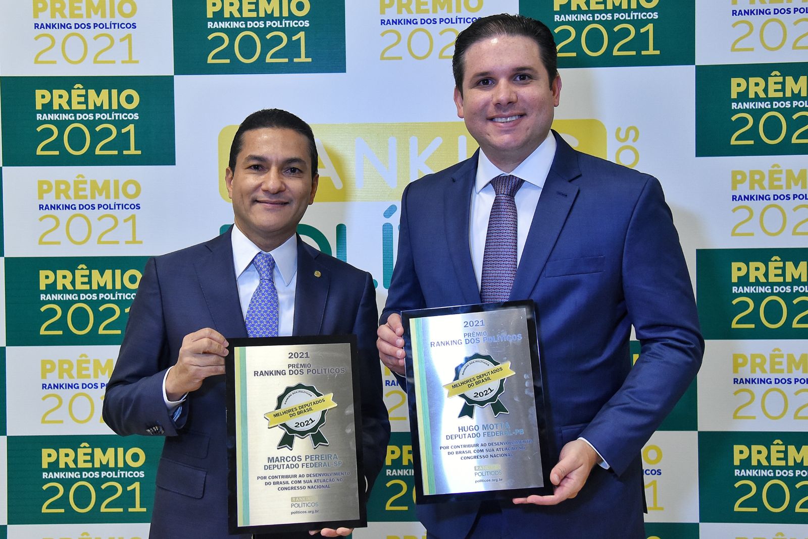 Hugo Motta e Marcos Pereira estão entre os 15 melhores deputados do país