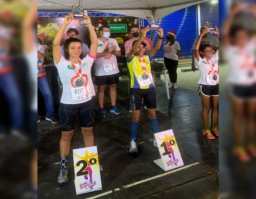 Atleta patoense é vice-campeã da Corrida 5 Milhas Natal dos Sentimentos, realizada no último sábado (11) em João Pessoa
