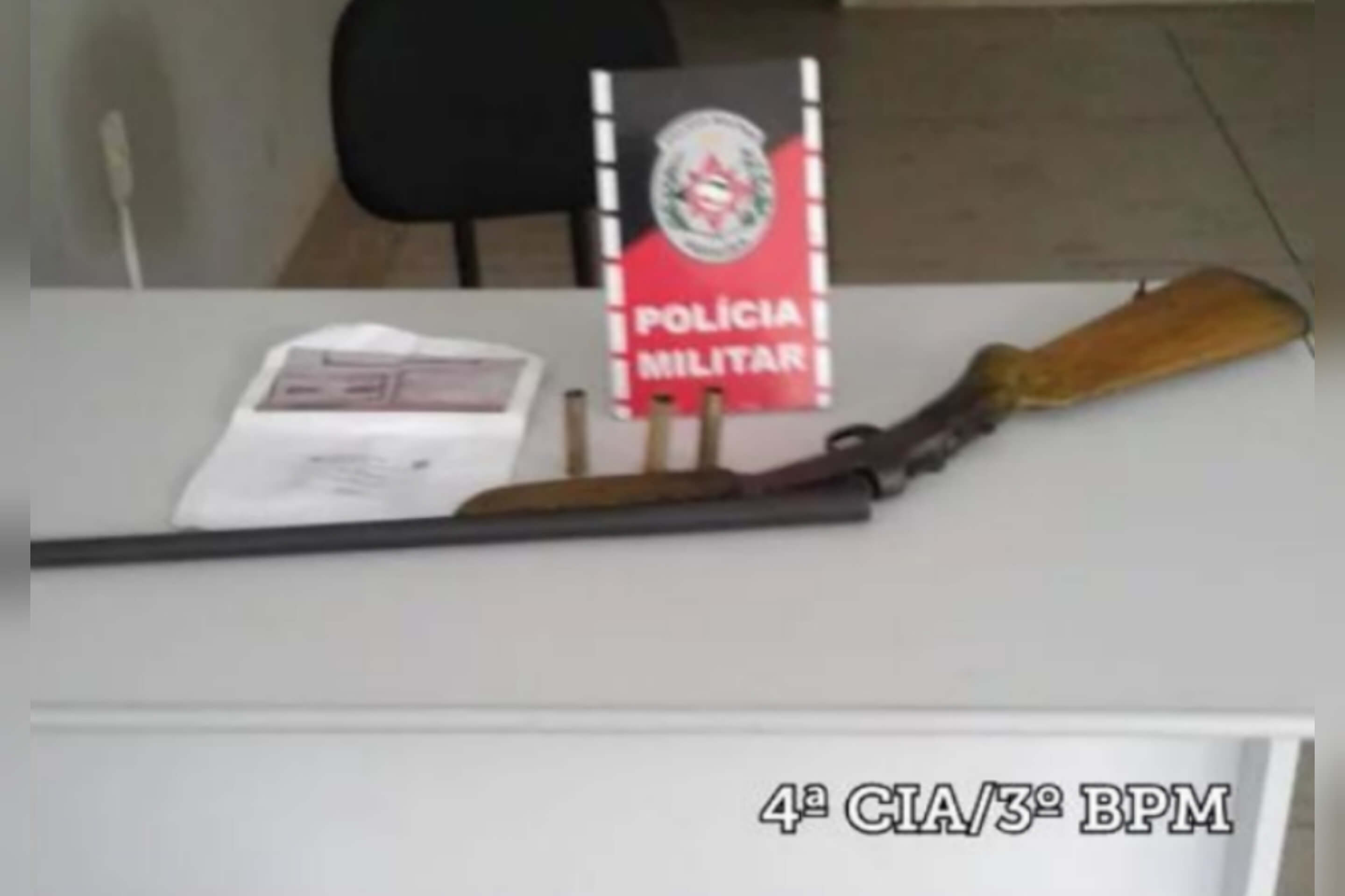 Polícia Militar apreende arma de fogo na zona rural de Teixeira-PB