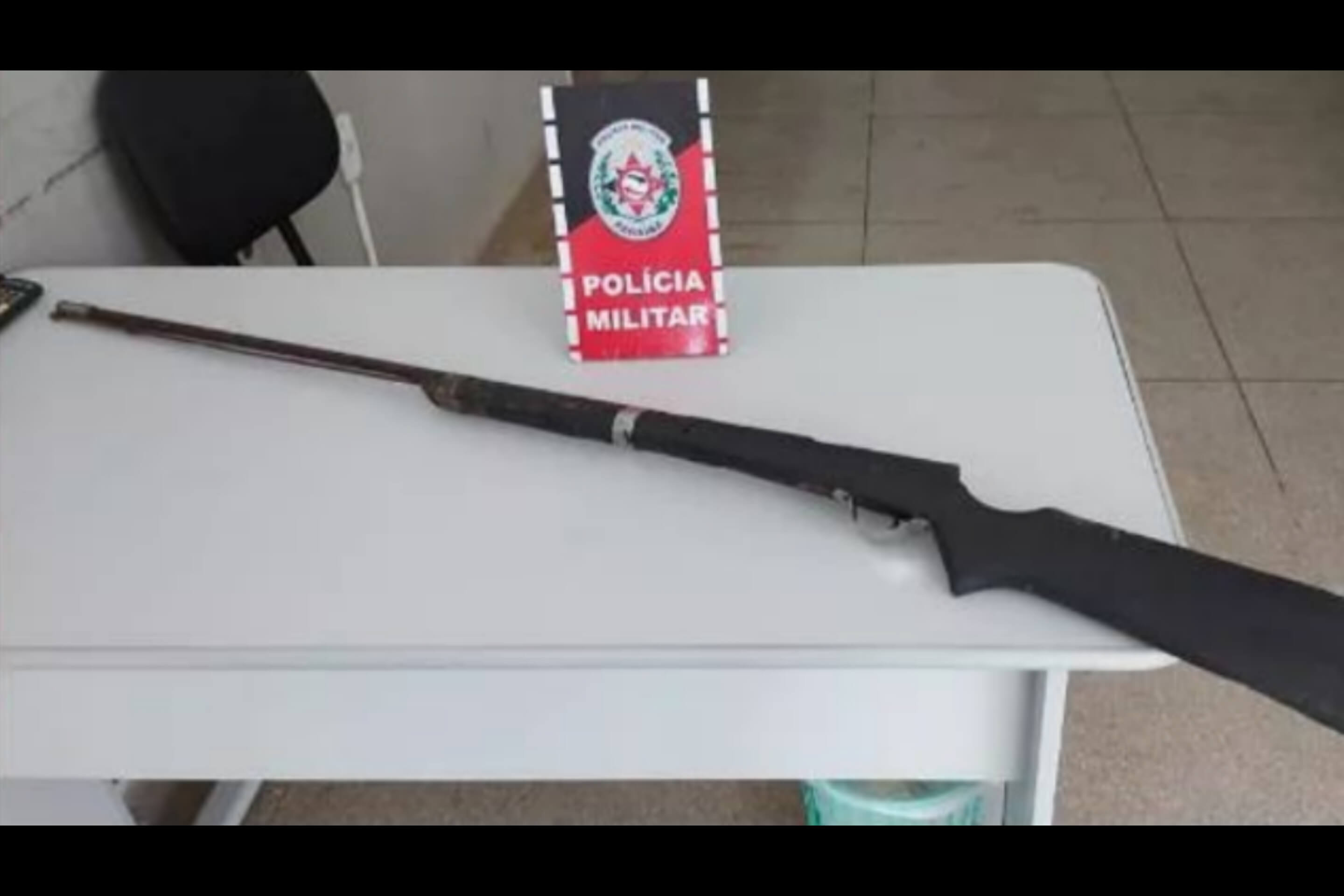 Polícia Militar apreende arma de fogo na zona rural de Matureia-PB