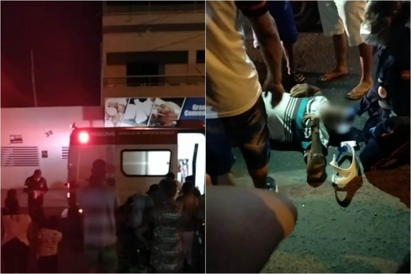 Mais um acidente é registrado na noite deste sábado (18), em cruzamento onde jovem perdeu a vida na última terça (14), no Monte Castelo, em Patos