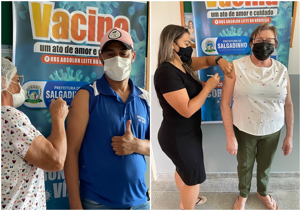 Destaque no combate à Pandemia, município de Salgadinho zera casos de Covid-19 e realiza dia ‘D’ de vacinação nesta terça (21)