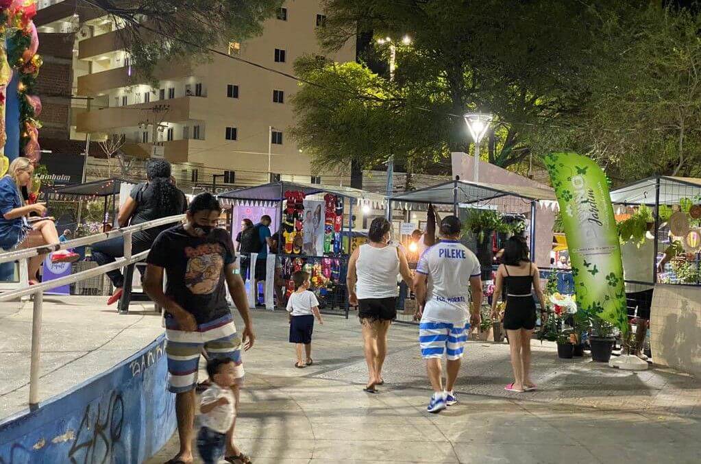Natal na Praça é uma ótima opção para as famílias patoenses se confraternizarem