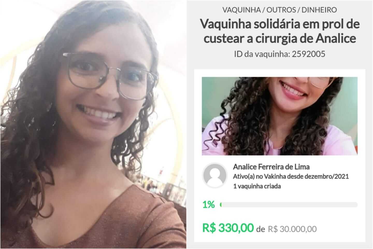 Jovem de Patos está realizando campanha para custear cirurgia no valor de R$ 30 mil. Veja como ajudar