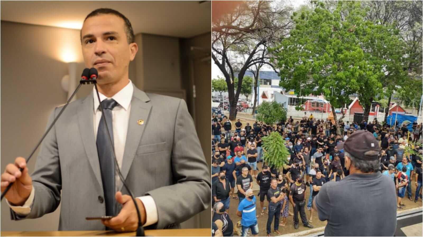 Deputado Érico Djan reconhece manifestação dos militares e critica figuras que utilizam o debate para jogo político. Ouça