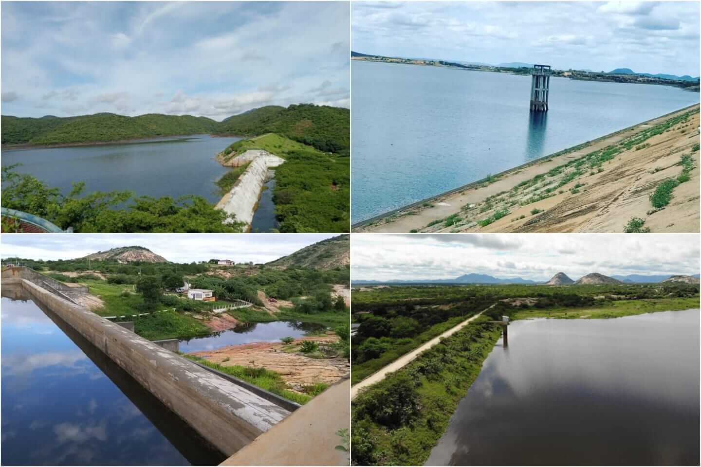 Principais mananciais que abastecem Patos e região finalizam ano de 2021 com volume hídrico abaixo dos 50%. Confira a situação de cada um