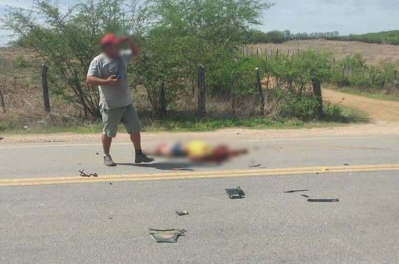 Homem morre após colisão entre moto e carro, na manhã deste domingo (02), em Conceição