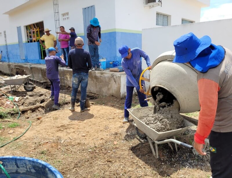 Prefeitura de Catingueira inicia ampliação do prédio onde funciona a Creche Municipal