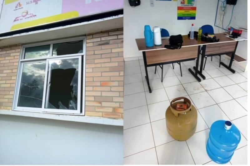 Bandidos invadem Unidade de Saúde no bairro Vitória, em Patos, mas fogem após alarme ser acionado