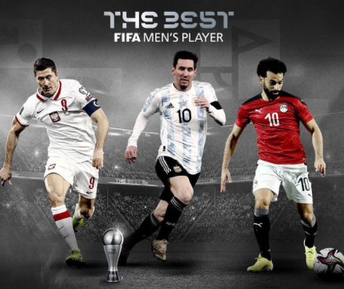 Messi, Lewandowski e Salah são os finalistas ao prêmio de melhor do mundo