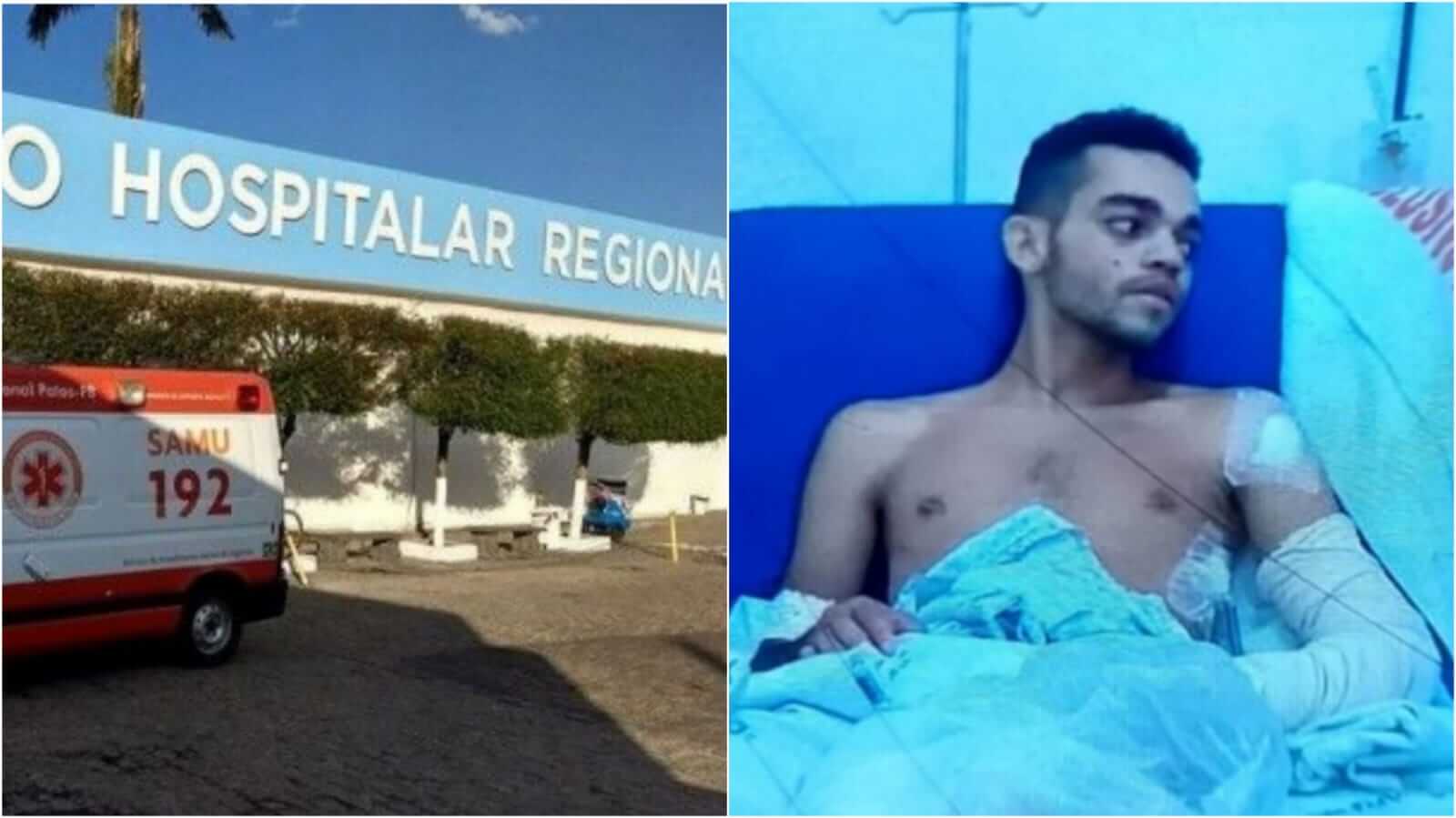 Hospital de Patos irá disponibilizar imagens de câmeras de segurança que poderão identificar assassinos de paciente na madrugada de hoje (11)