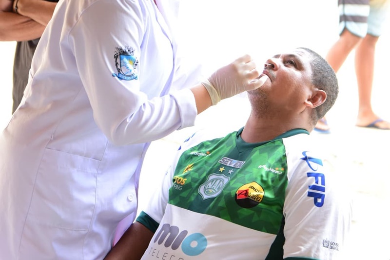 Atletas e demais profissionais envolvidos na pré-temporada do Nacional de Patos passam por testagem de Covid-19