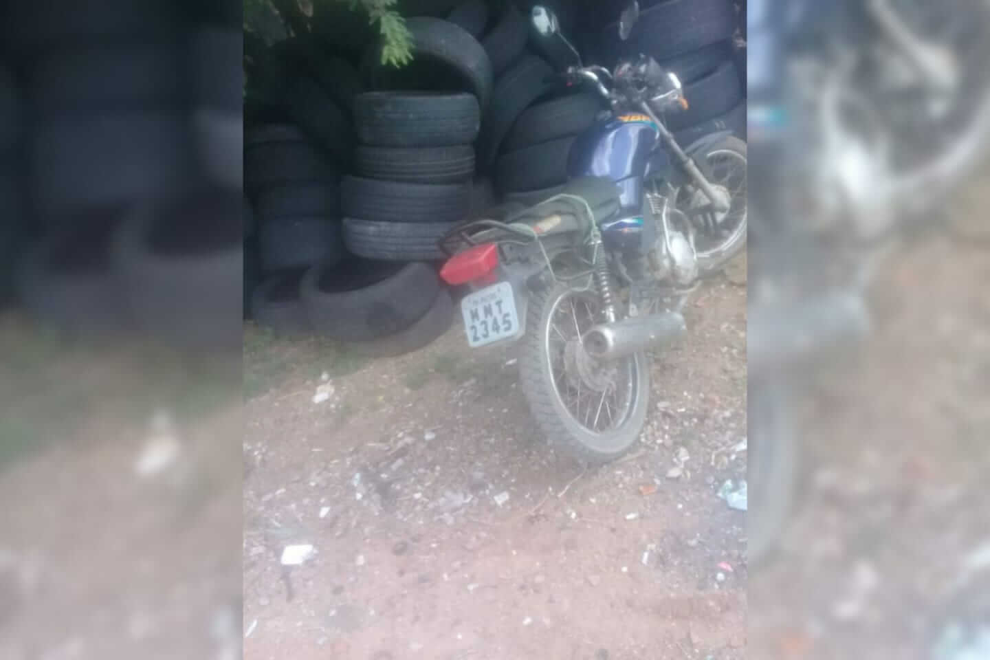 Homem tem moto tomada por assalto na tarde deste sábado (15) no Sítio Campo Comprido, zona rural de Patos
