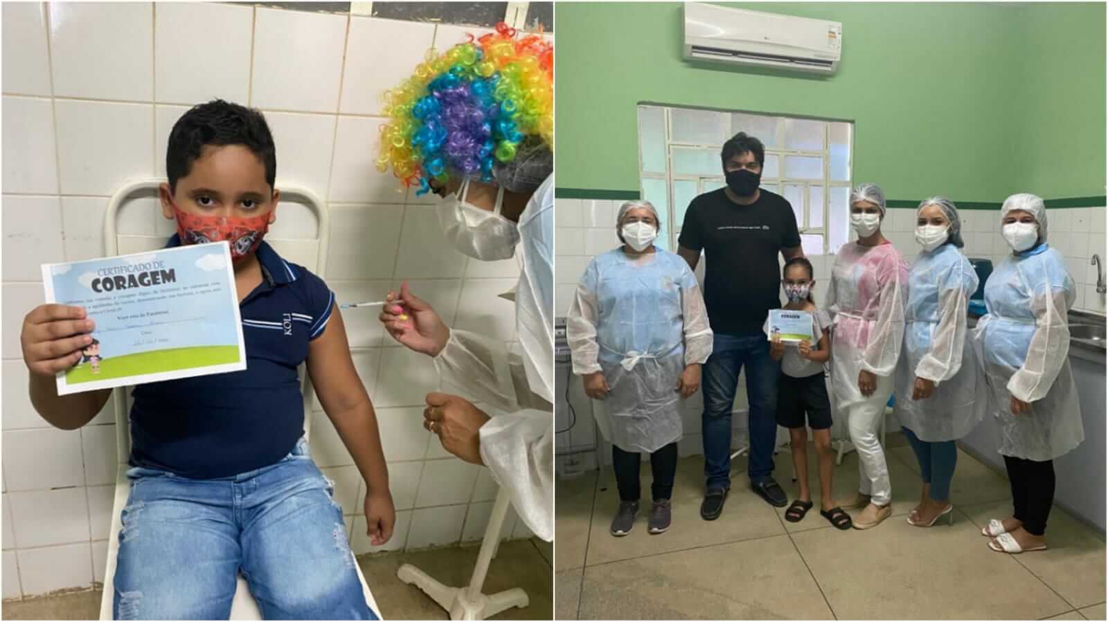 Município de São José do Bonfim inicia vacinação contra covid-19 em crianças de 5 a 11 anos com comorbidades nesta quarta-feira (19)