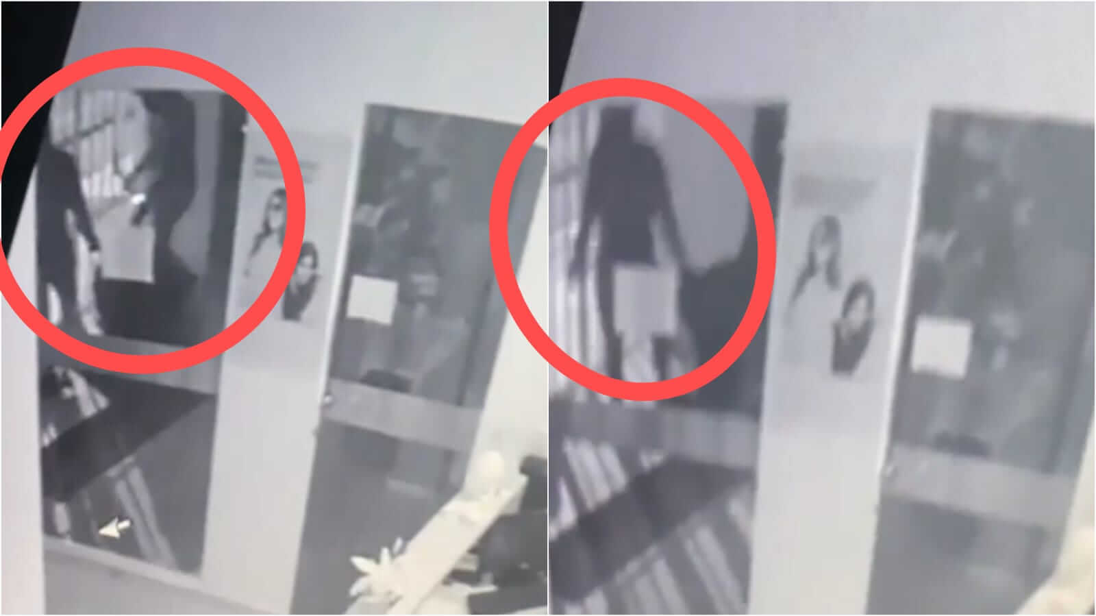 Vídeo de câmera de segurança mostra ação de bandidos em assalto a loja de perfumes na noite do último sábado (22), no Centro de Patos