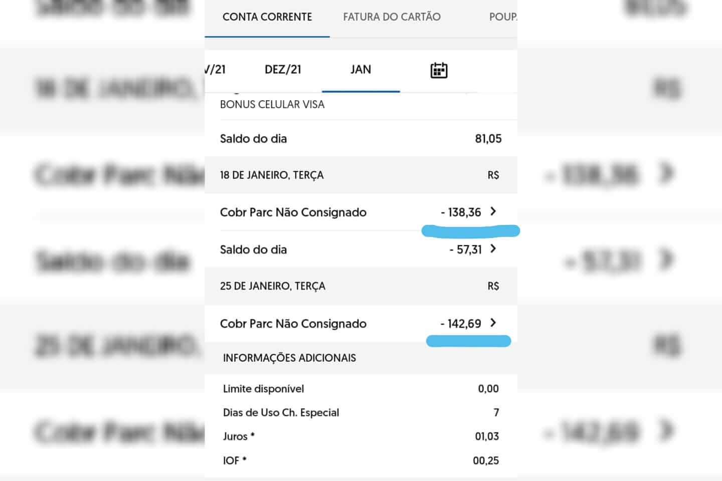 Internauta procura Patosonline e denuncia que o Banco do Brasil está fazendo cobranças indevidas em sua conta