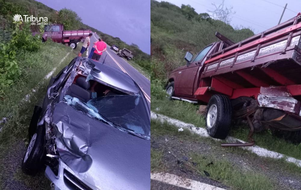 5 pessoas ficam feridas em acidente registrado nesta sexta-feira (28), na BR-361, em Catingueira
