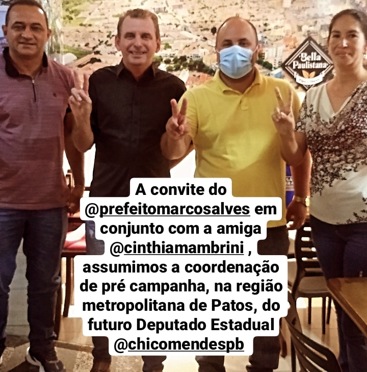 Héber Tiburtino declara apoio a pré-candidatura do prefeito de São José de Piranhas, Chico Mendes, a deputado estadual