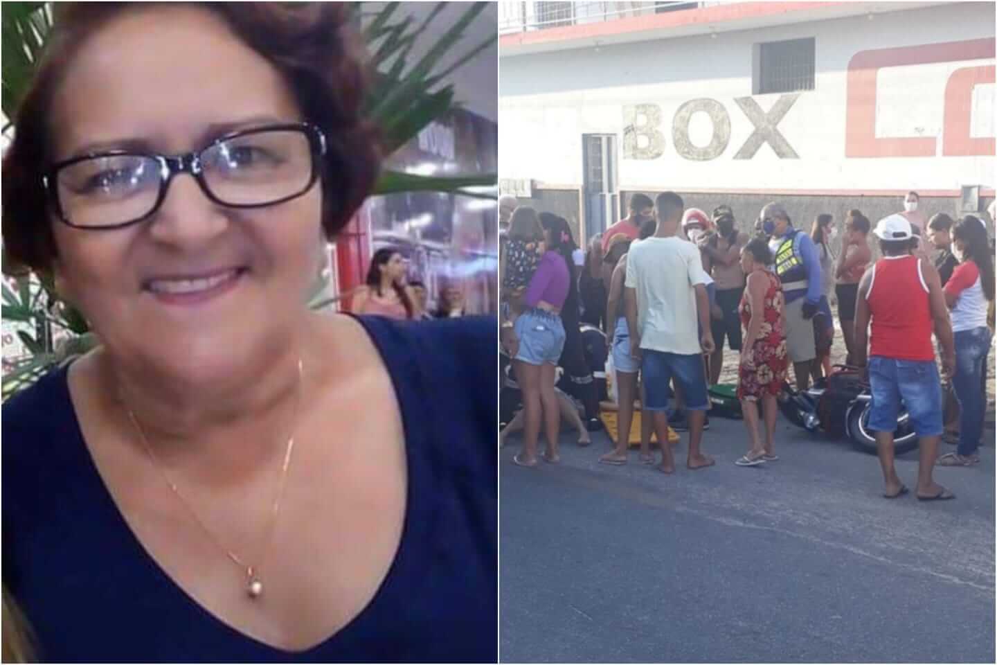 Mulher vítima de atropelamento na tarde desta terça-feira (01), em Patos, está internada em estado grave na área vermelha do Complexo Hospitalar