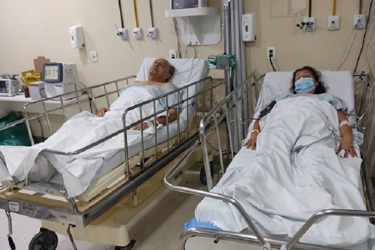 Ex-vereador de Patos, Gilvan Freire, e esposa sofrem acidente de carro na BR-230 e são socorridos para hospital em João Pessoa