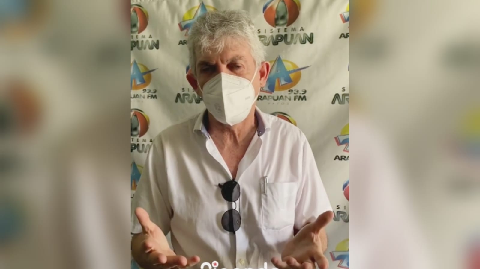 Prestes a conceder entrevista em Patos, Ricardo Coutinho é barrado e em seguida grava vídeo fazendo desabafo. Caso repercute