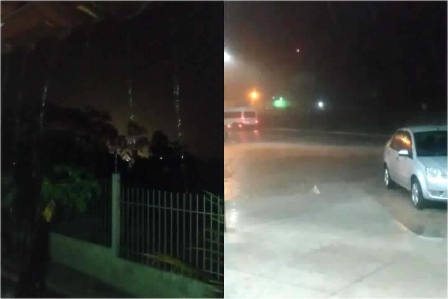 Noite de sexta-feira (11) é de muita chuva em Patos e região. Vídeo