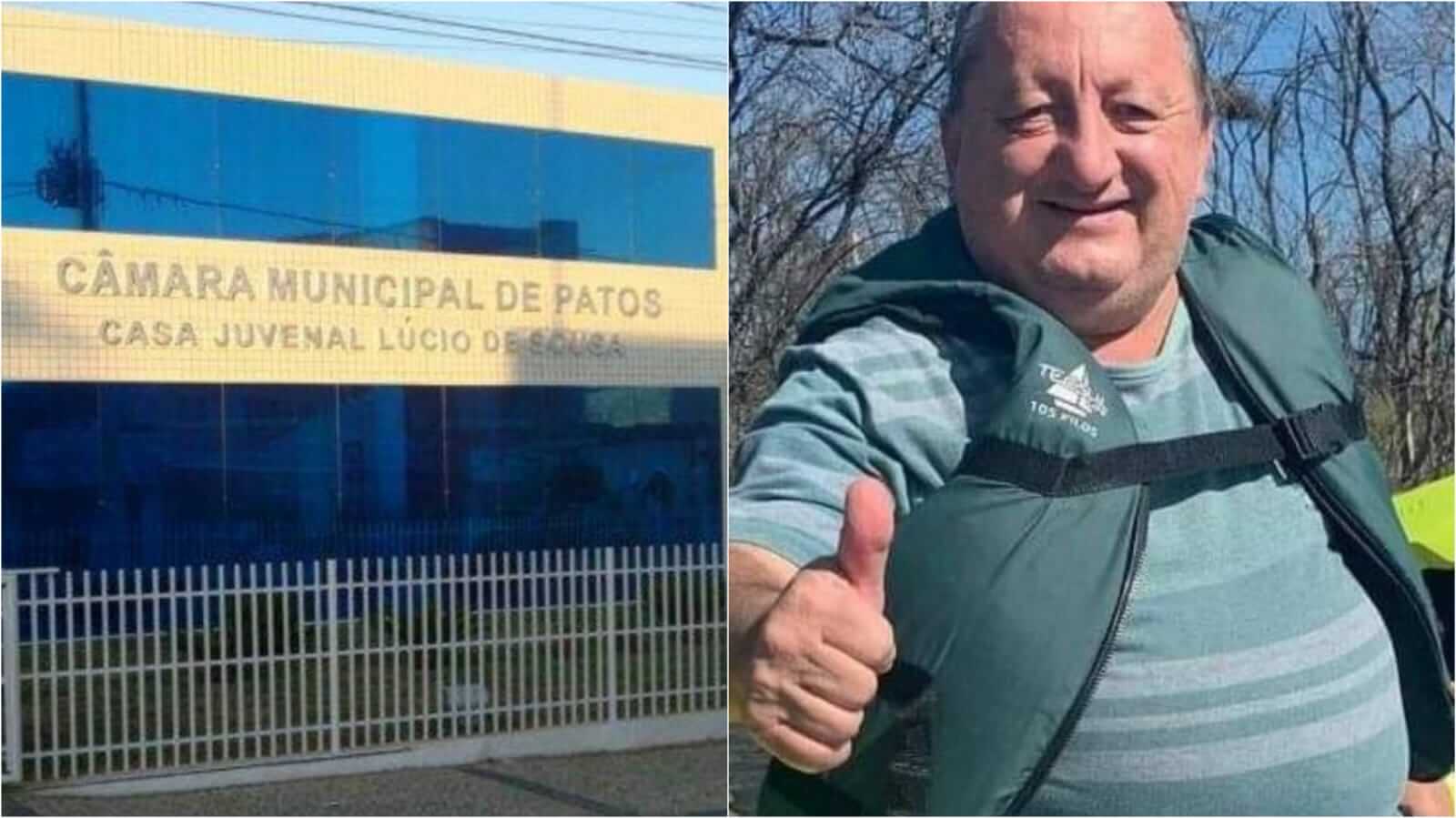 Câmara de Patos emite Nota de Pesar pelo falecimento do ex-vereador Nivaldo Sátiro