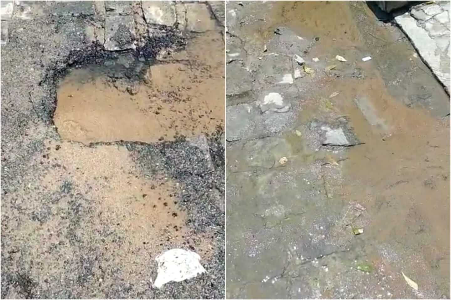 Internauta denuncia vazamento de água há mais de uma semana no bairro do Morro, em Patos, e pede providências por parte da Cagepa