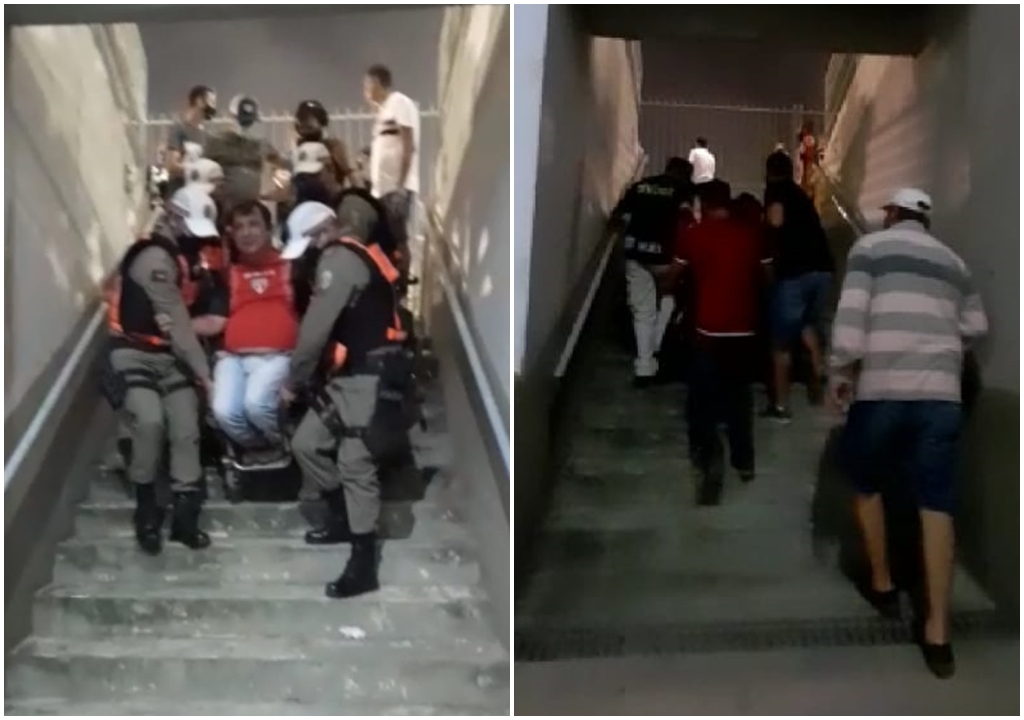 Patoense Taciano Wanderley protesta contra falta de acessibilidade do estádio O Amigão - Vídeo