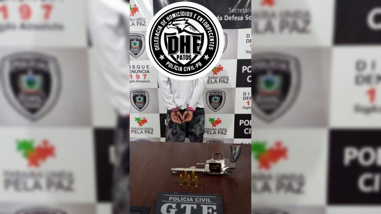 Polícia divulga mais detalhes de prisão registrada na tarde desta quarta-feira (02) no Jatobá em Patos