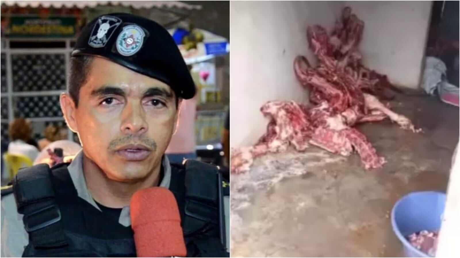 Coronel campos traz detalhes de ação que culminou com recuperação de parte da carne roubada de caminhão do matadouro de Patos. Ouça