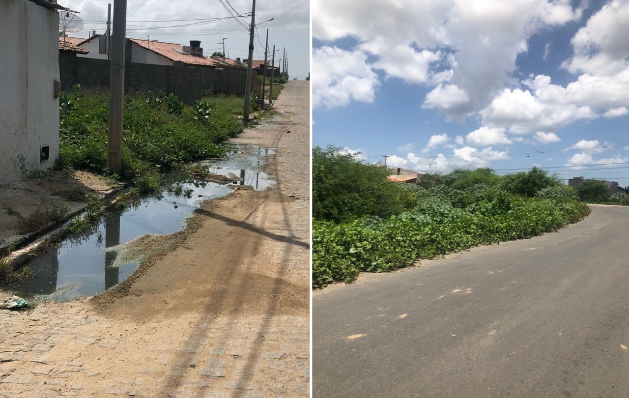 Jamerson Ferreira denuncia abandono da Prefeitura de Patos aos conjuntos Sapateiros e Vista da Serra